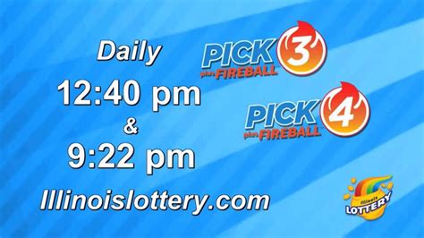 pick 3 lottery results illinois|illinois lottery pick three with fireball evening.